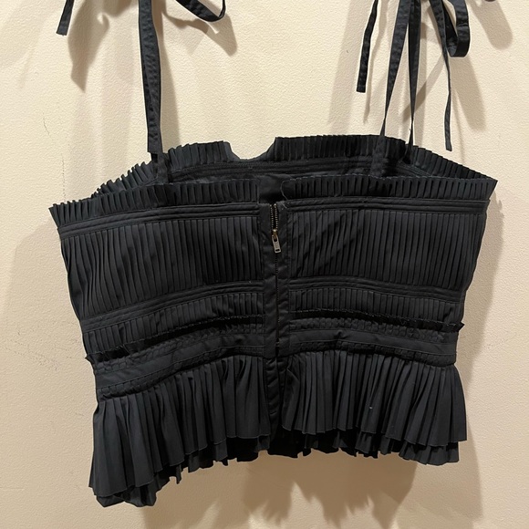 NEW Ulla Johnson Bea Top in Black, Size 6 - Picture 5 of 5